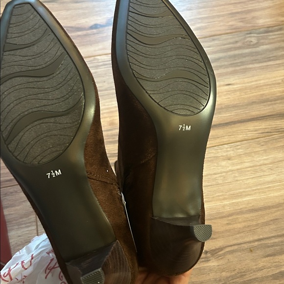 Impo Memory Foam Mink Brown Naja Kitten Heel Boots - Picture 4 of 8